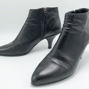 Prada Leather Ankle Booties
